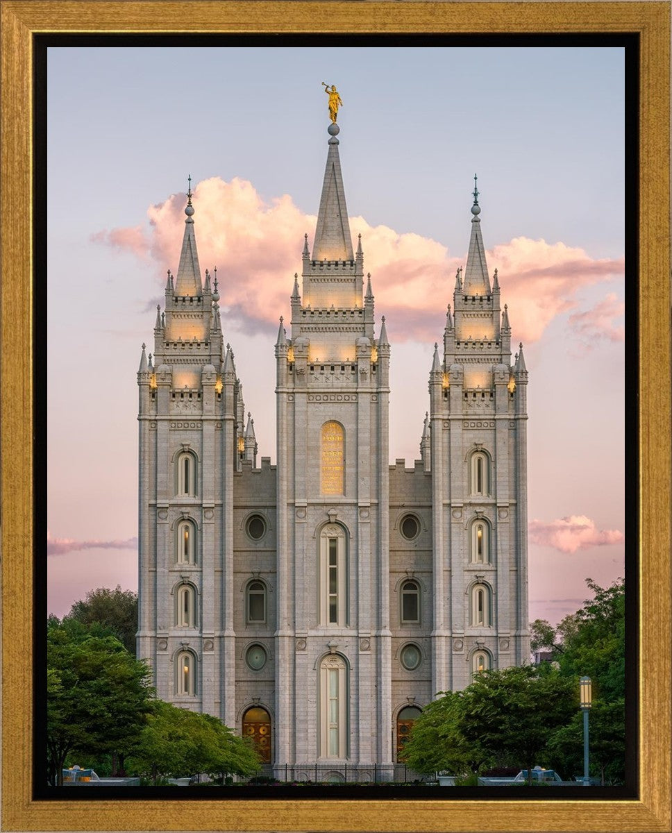 Salt Lake Morning Breaks Gallery Wrap