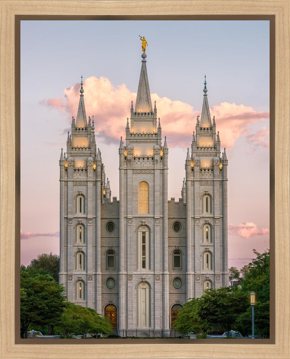 Salt Lake Morning Breaks Gallery Wrap