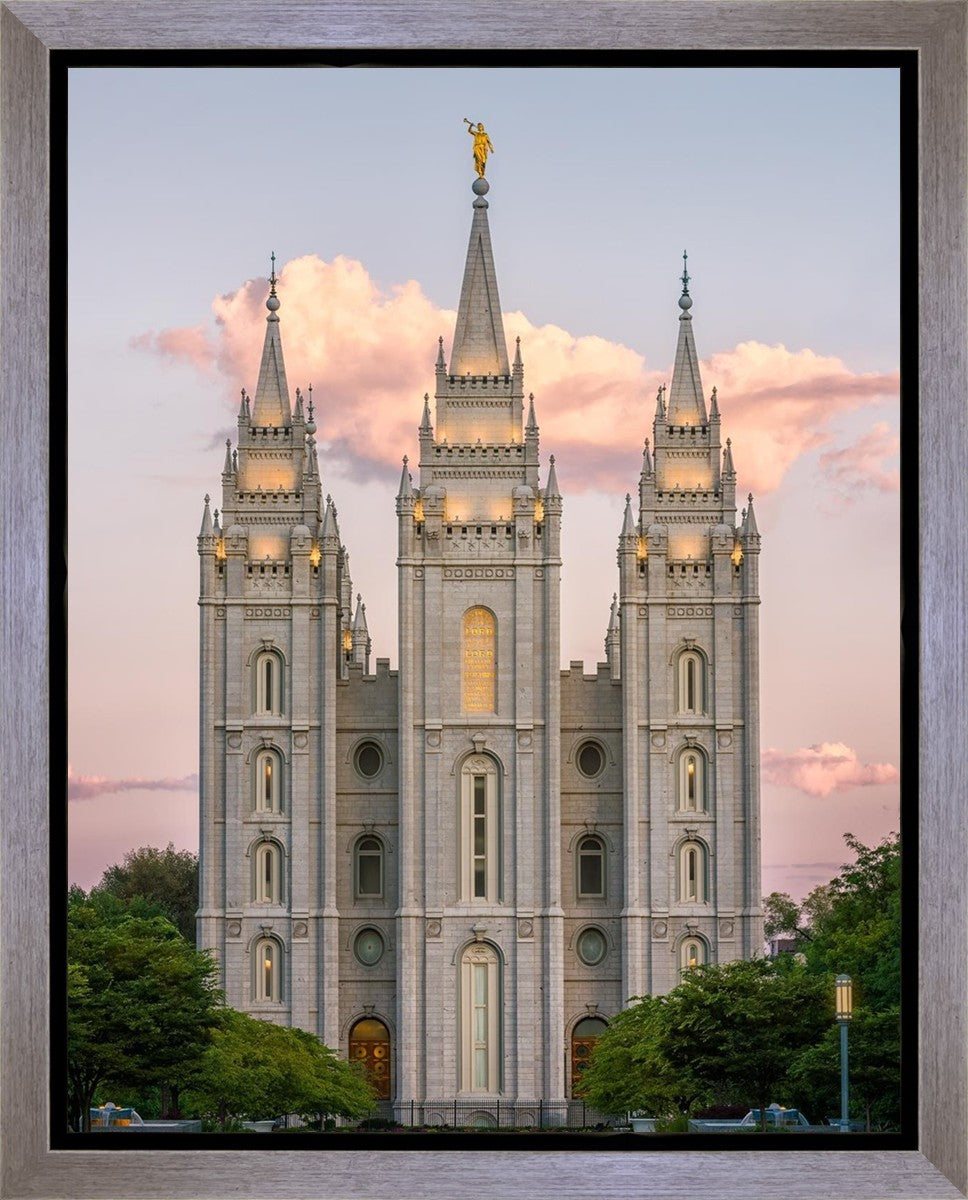 Salt Lake Morning Breaks Gallery Wrap