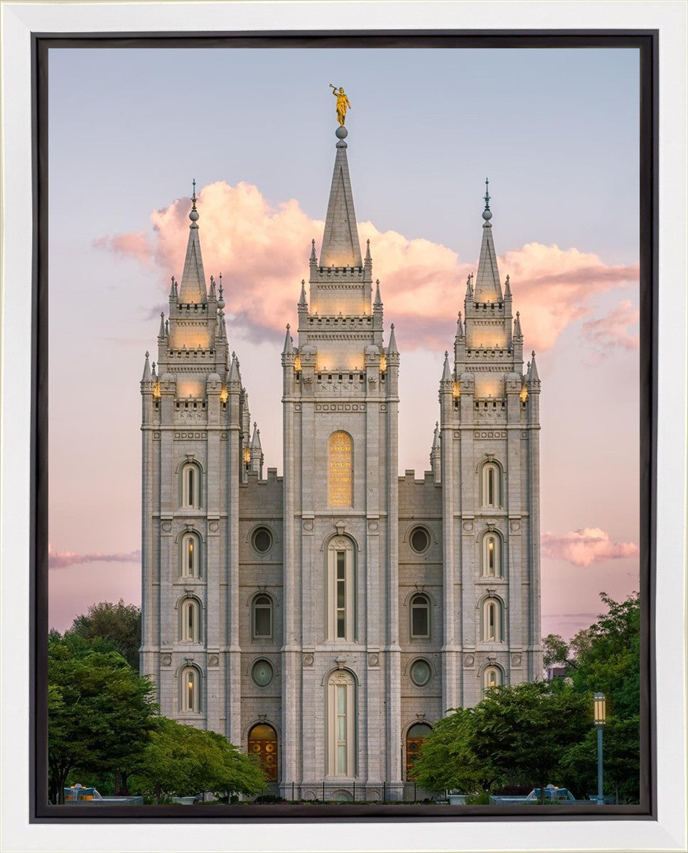 Salt Lake Morning Breaks Gallery Wrap