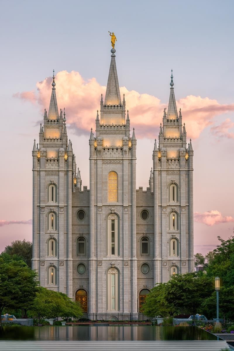Salt Lake Morning Breaks Gallery Wrap