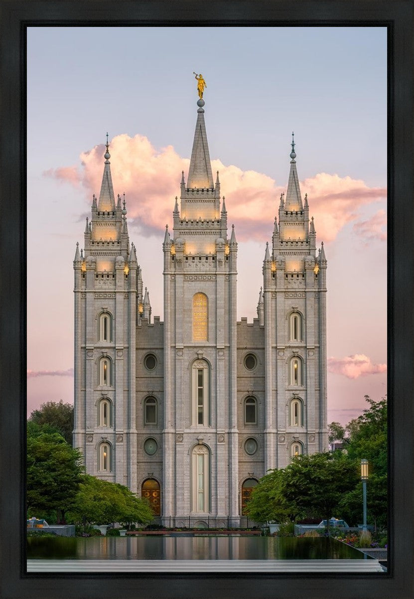 Salt Lake Morning Breaks Gallery Wrap