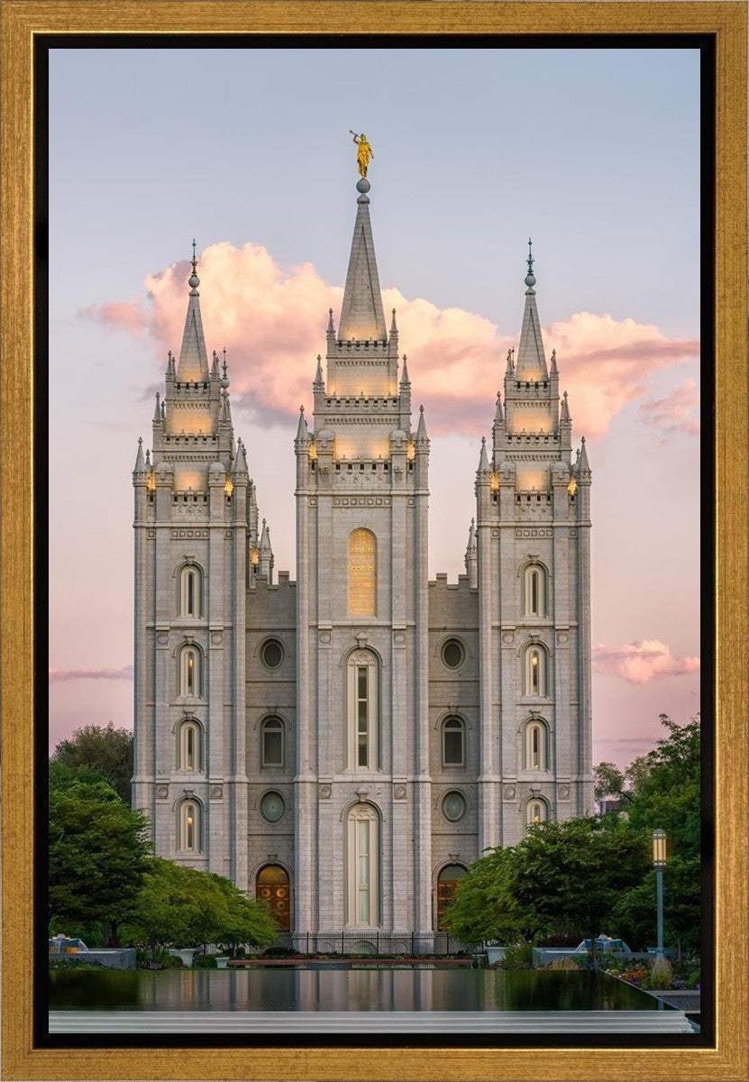 Salt Lake Morning Breaks Gallery Wrap