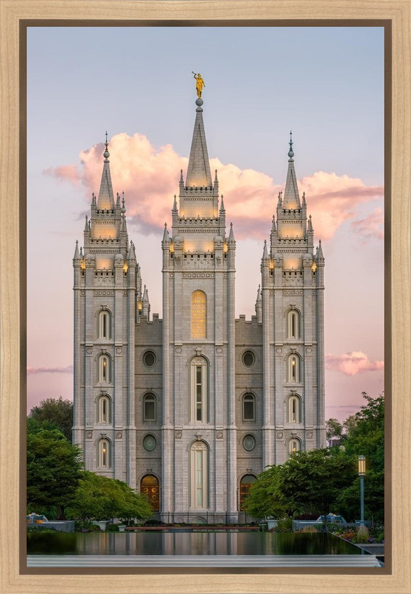 Salt Lake Morning Breaks Gallery Wrap