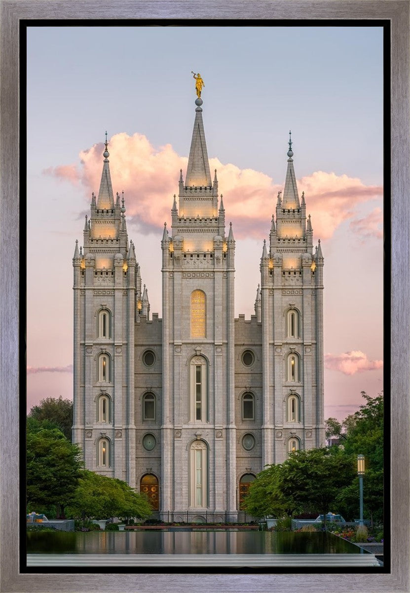 Salt Lake Morning Breaks Gallery Wrap