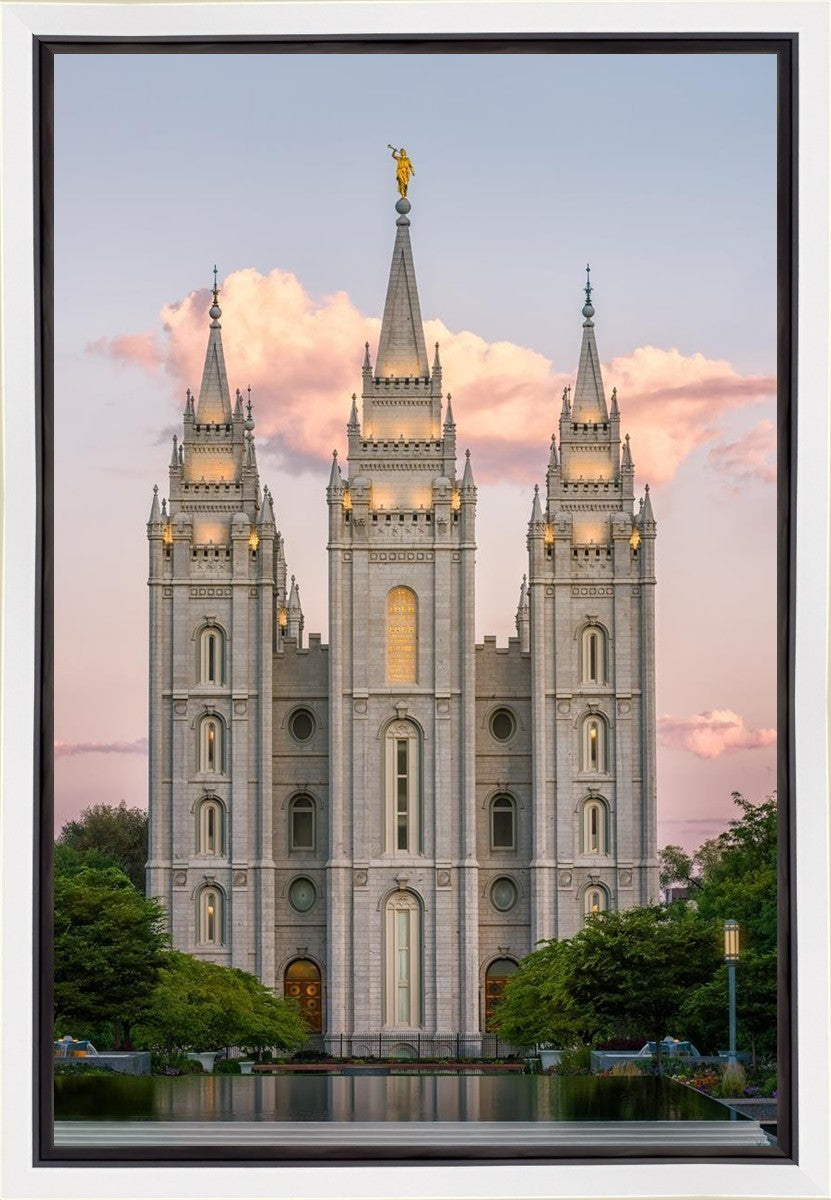 Salt Lake Morning Breaks Gallery Wrap