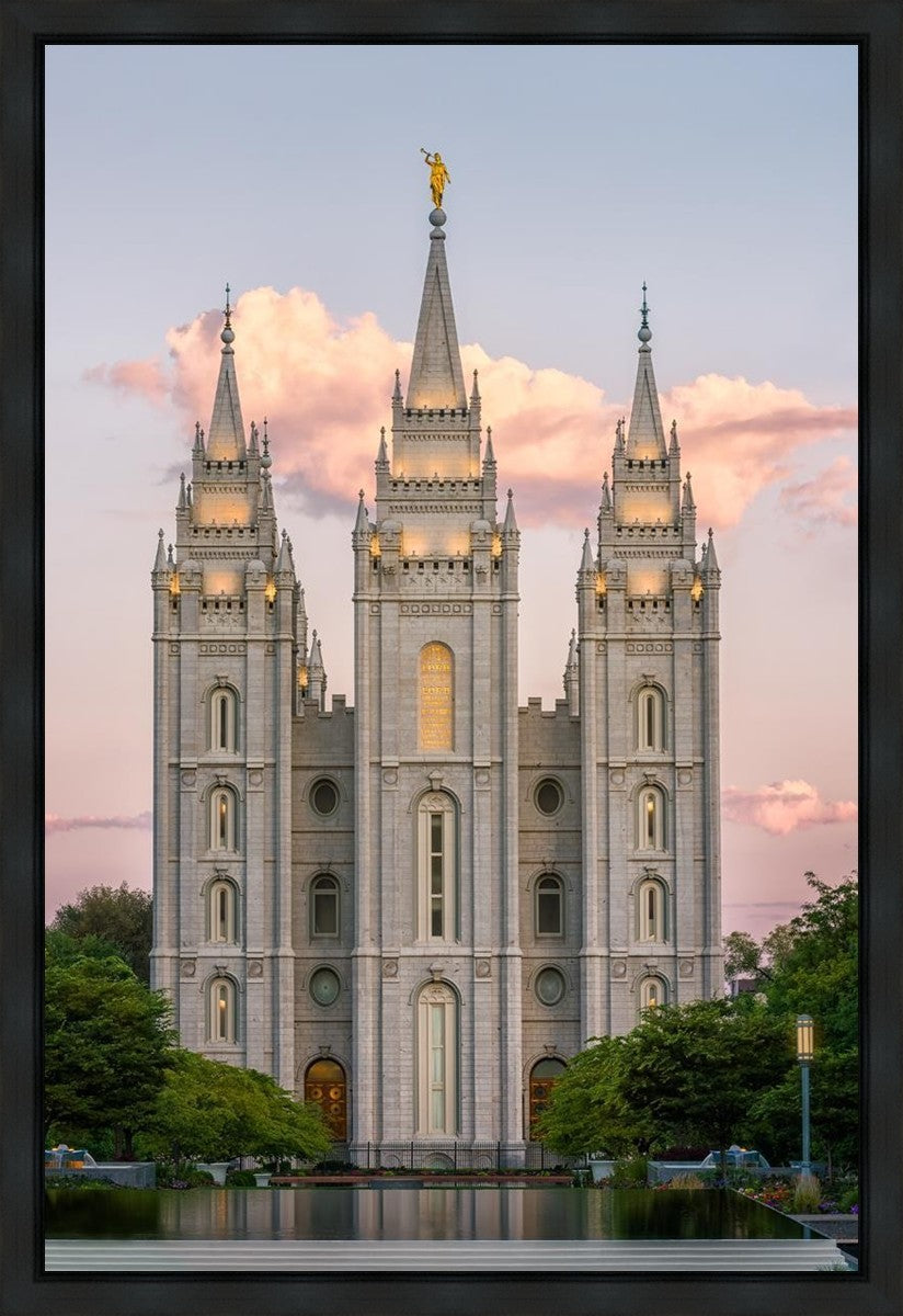 Salt Lake Morning Breaks Gallery Wrap