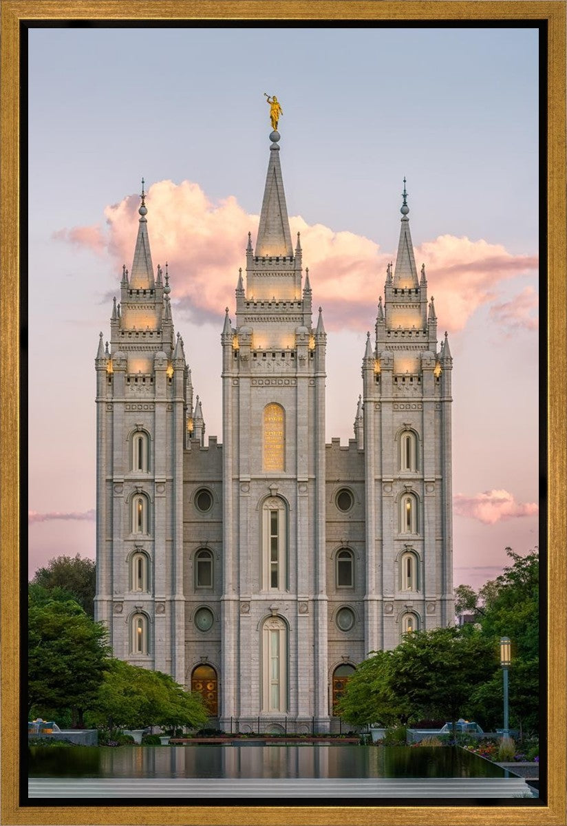 Salt Lake Morning Breaks Gallery Wrap