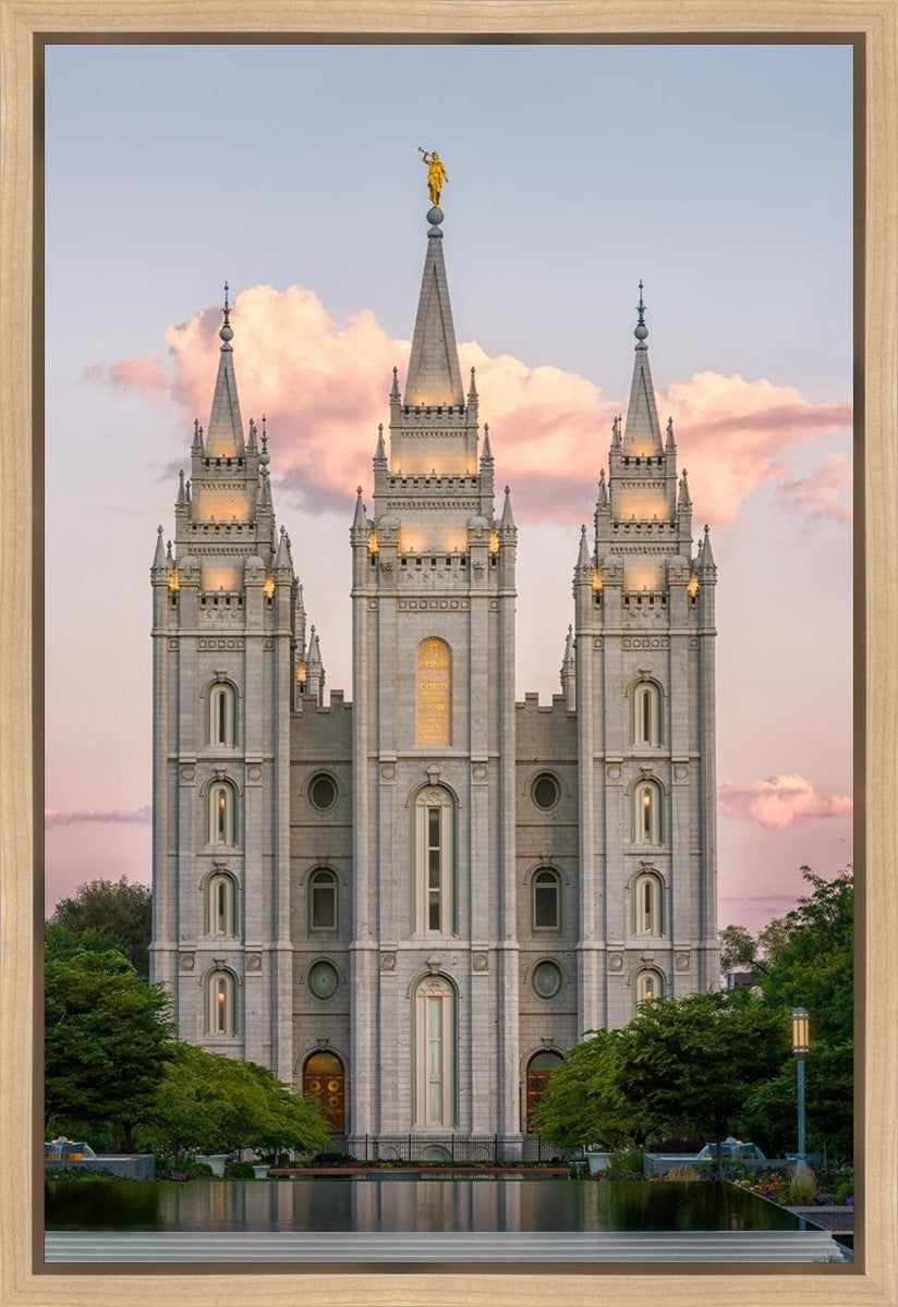 Salt Lake Morning Breaks Gallery Wrap