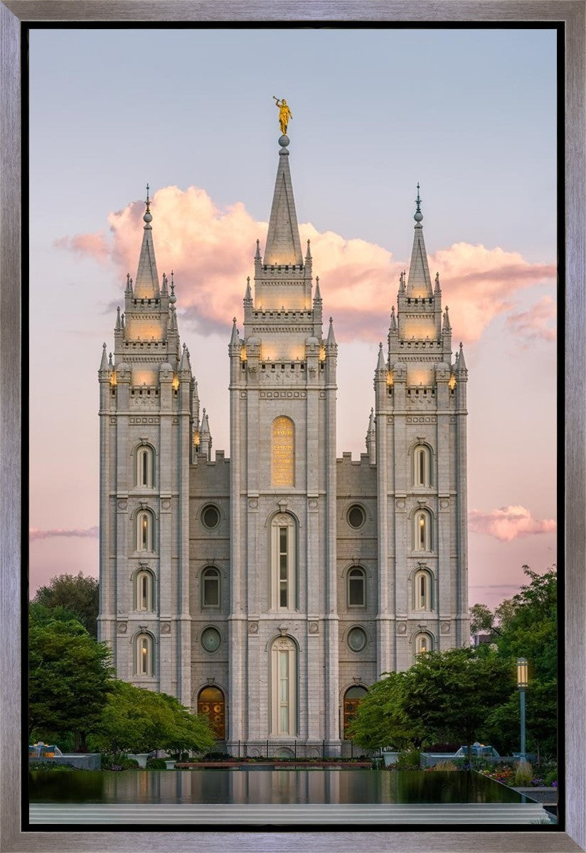Salt Lake Morning Breaks Gallery Wrap