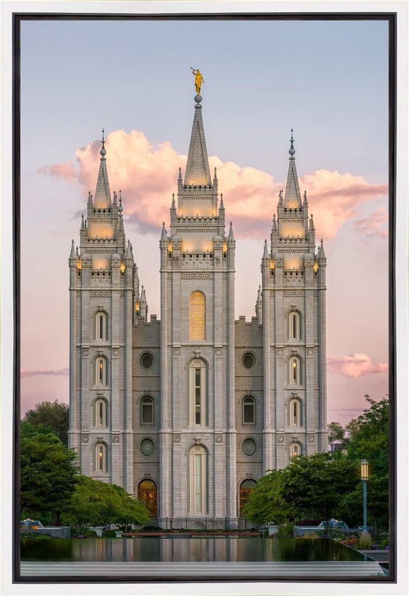 Salt Lake Morning Breaks Gallery Wrap