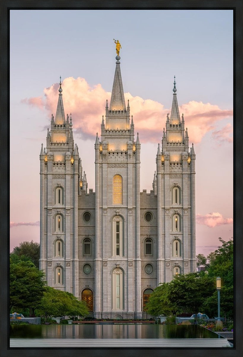 Salt Lake Morning Breaks Gallery Wrap