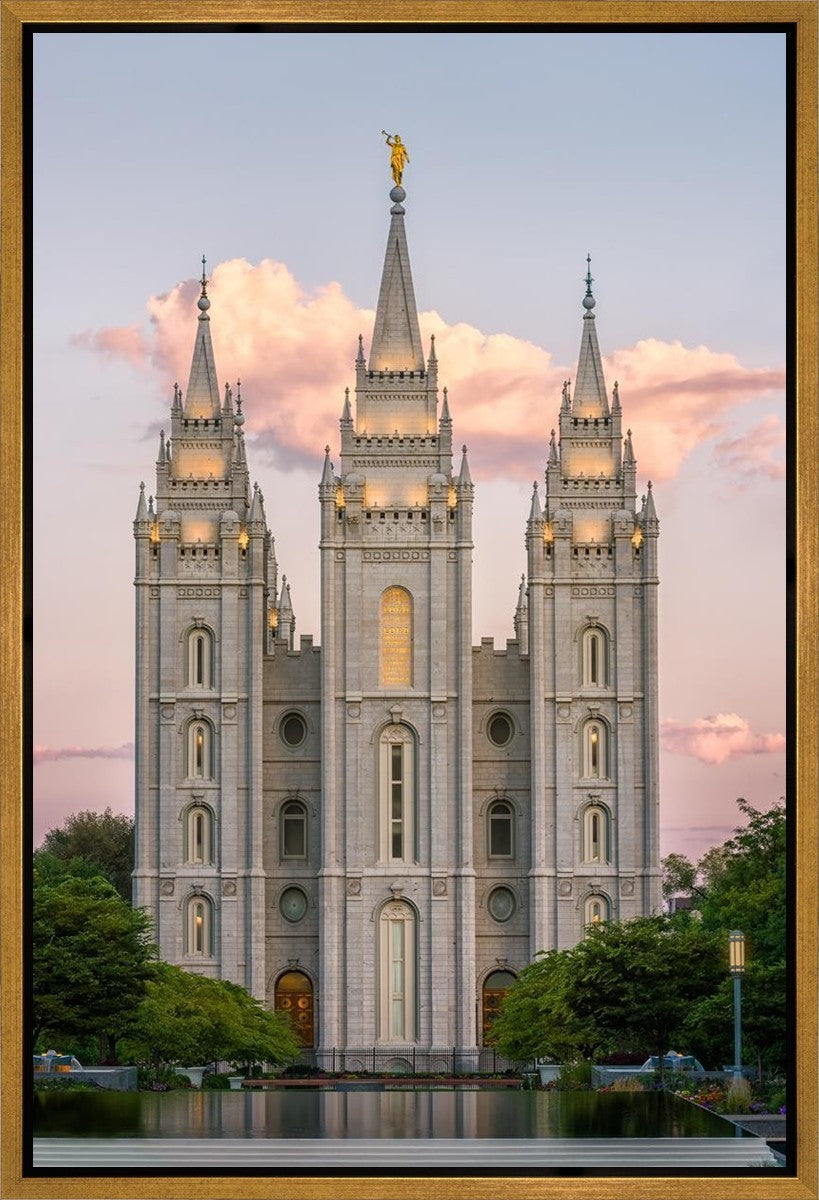 Salt Lake Morning Breaks Gallery Wrap