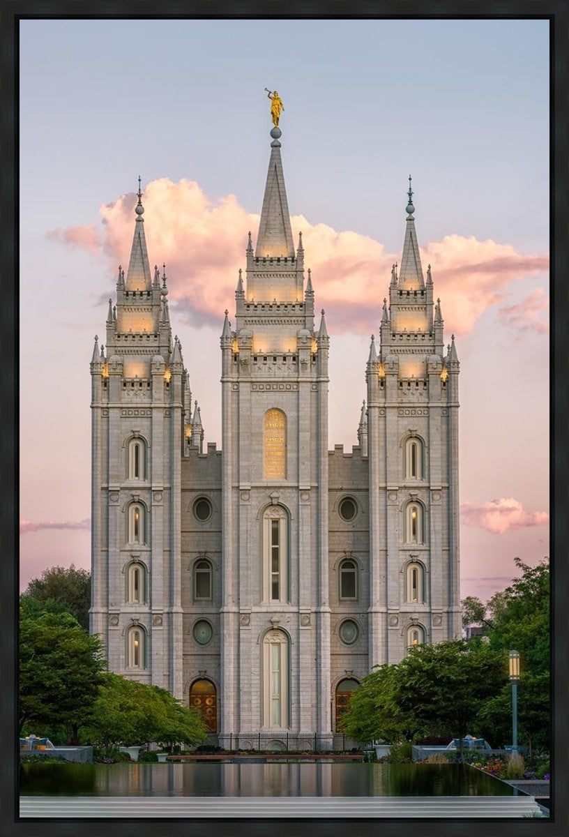 Salt Lake Morning Breaks Gallery Wrap