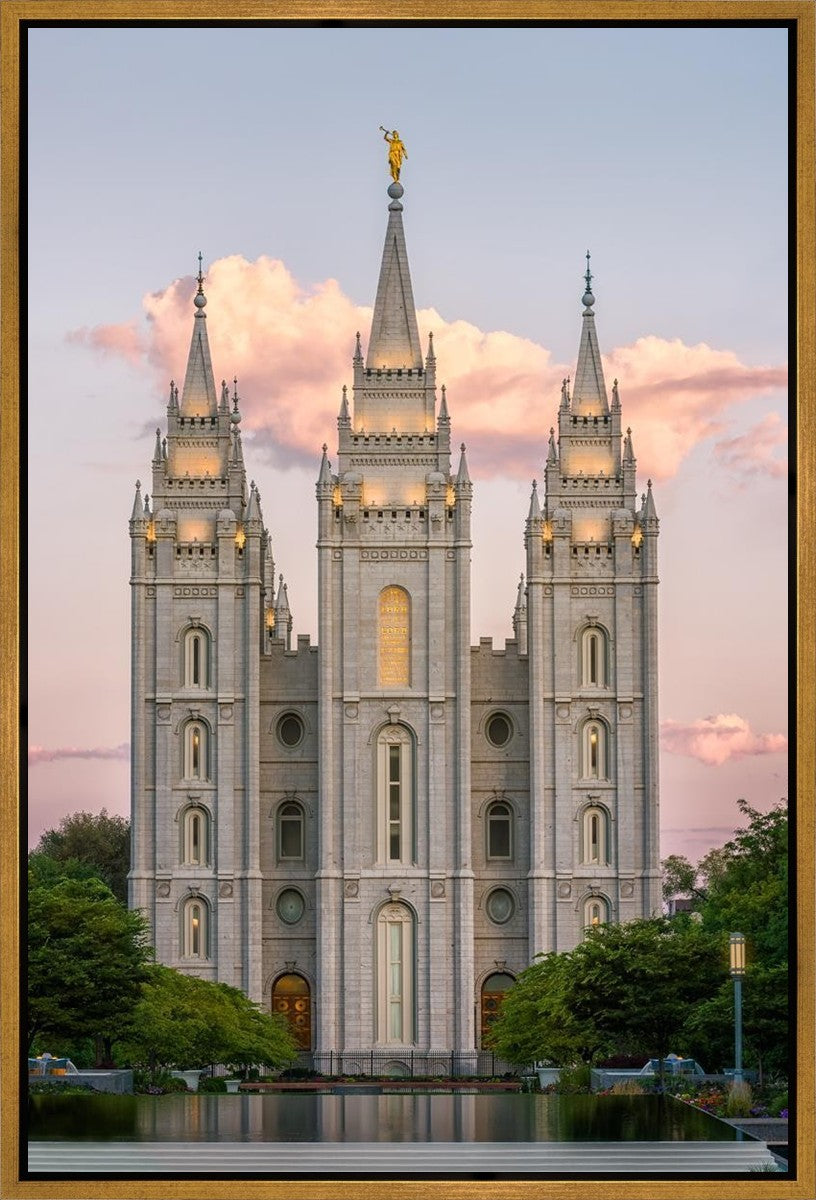 Salt Lake Morning Breaks Gallery Wrap