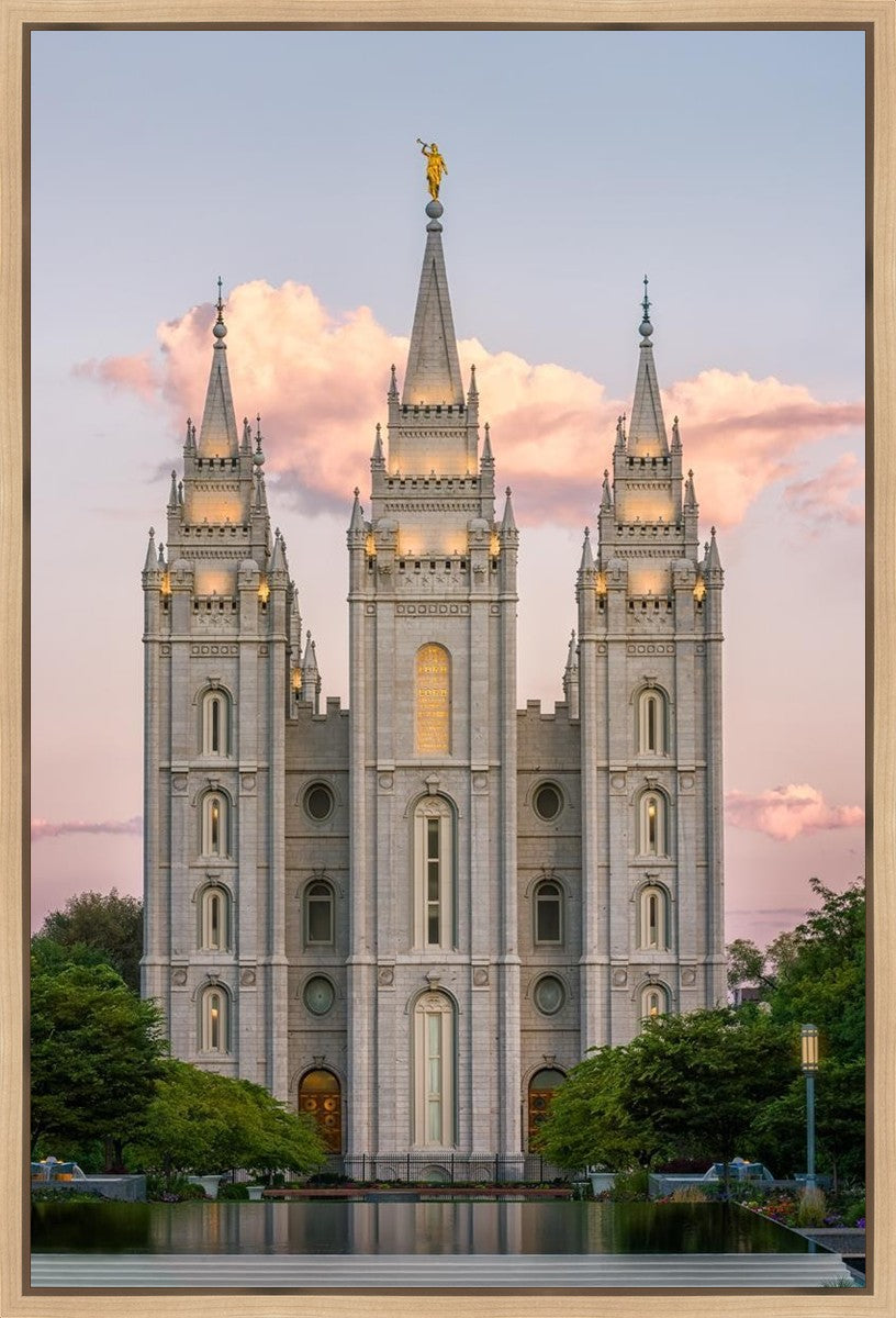 Salt Lake Morning Breaks Gallery Wrap