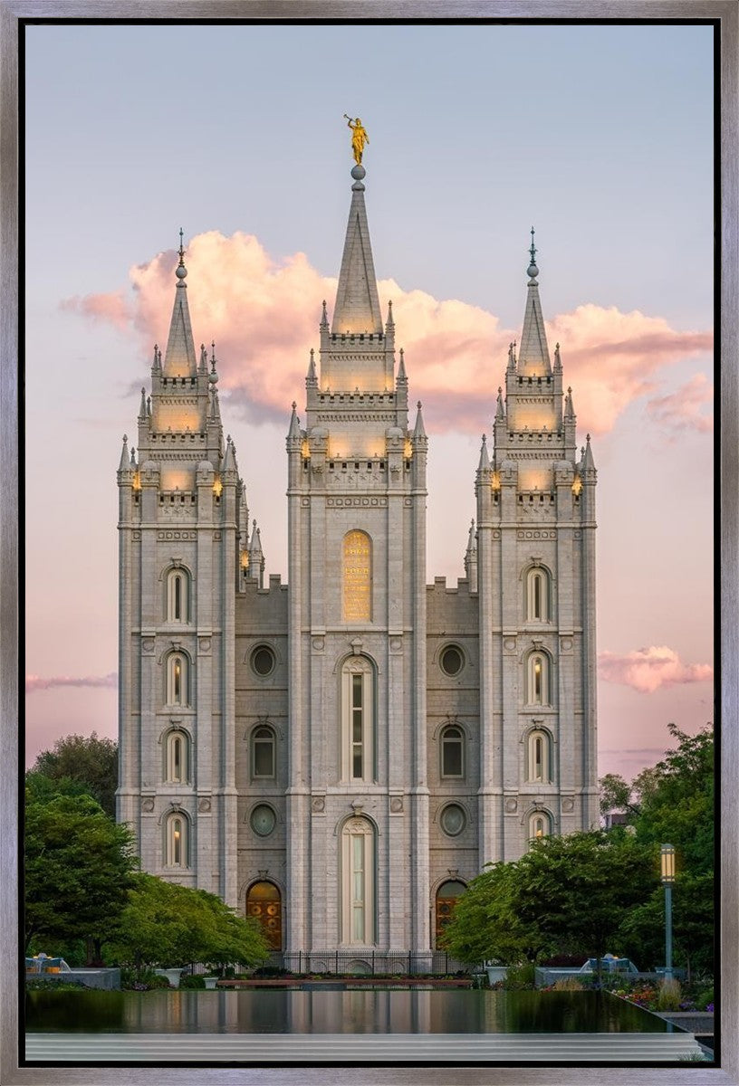 Salt Lake Morning Breaks Gallery Wrap
