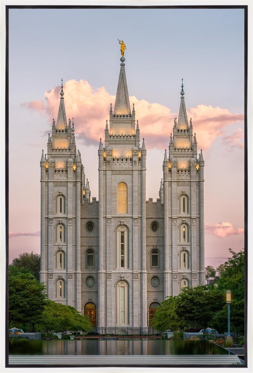 Salt Lake Morning Breaks Gallery Wrap