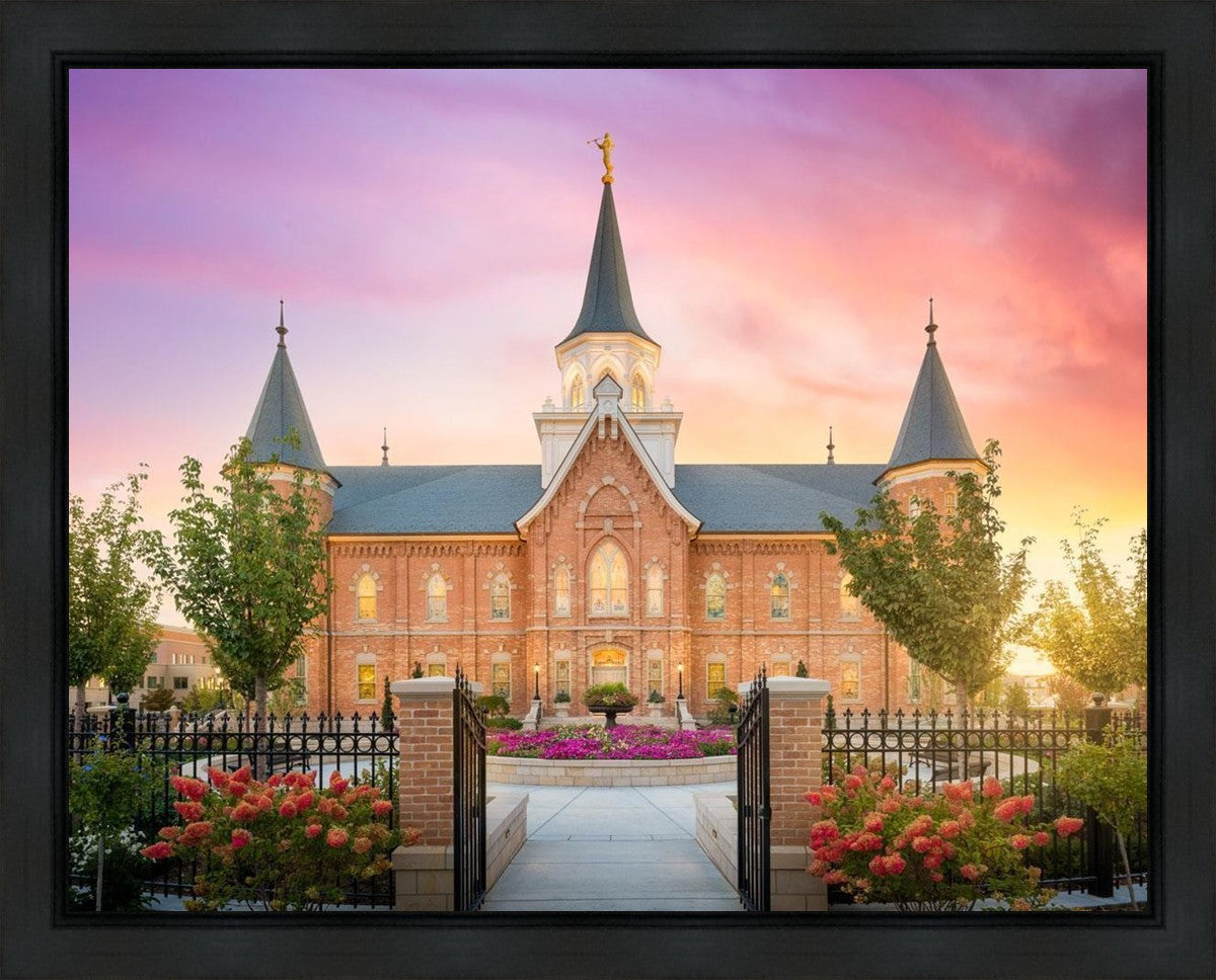 Provo City Center Gates to Heaven Gallery Wrap