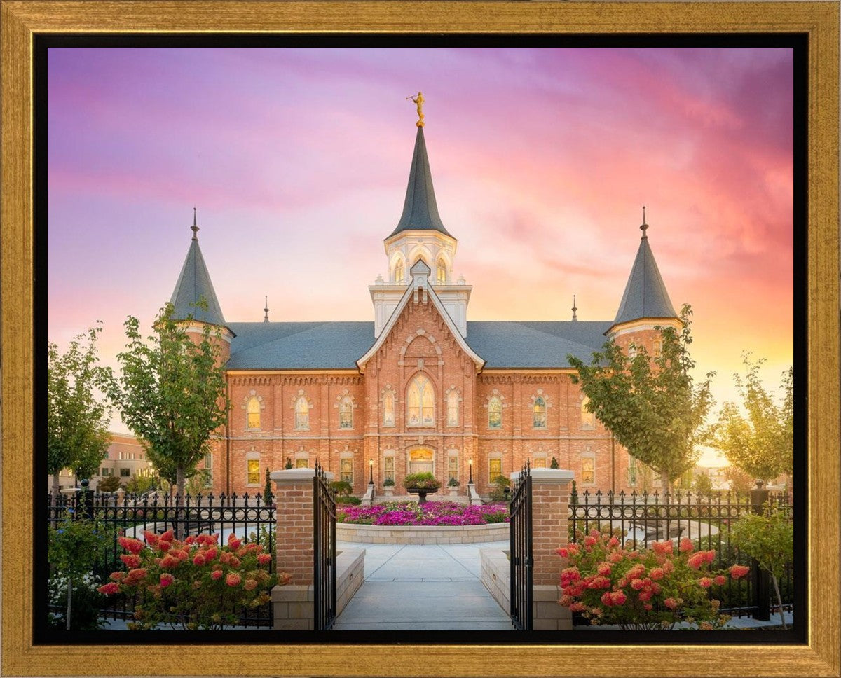 Provo City Center Gates to Heaven Gallery Wrap
