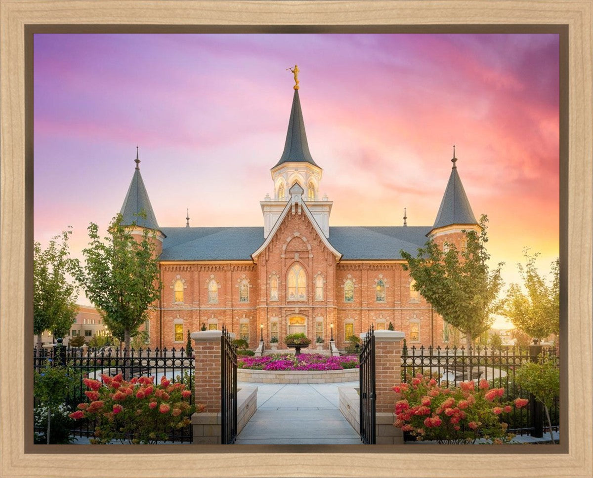 Provo City Center Gates to Heaven Gallery Wrap