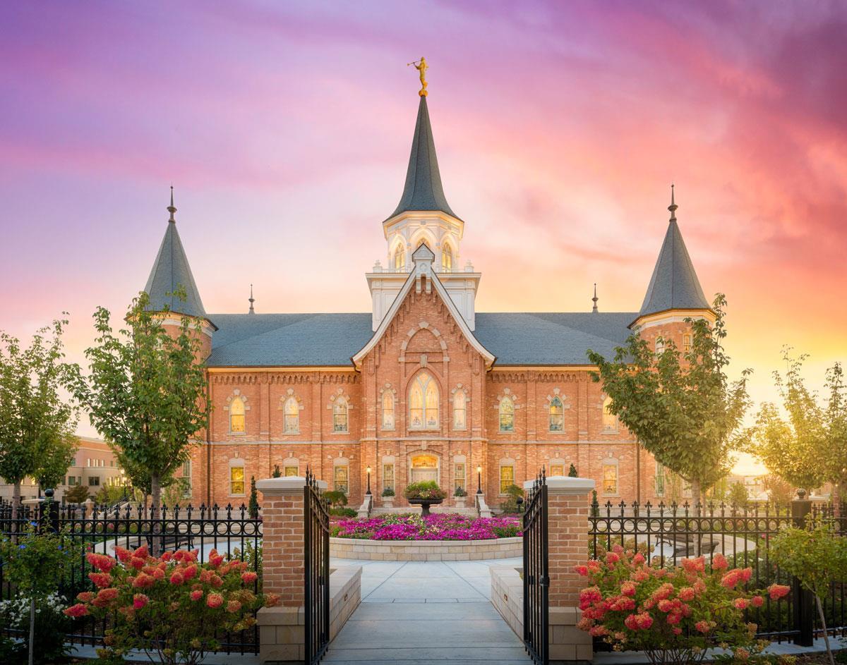 Provo City Center Gates to Heaven