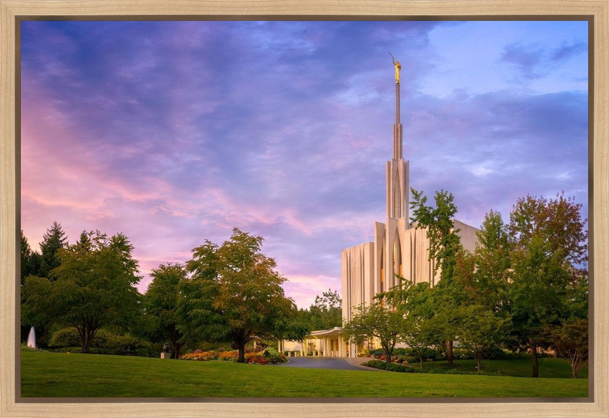 Seattle Evening Panorama Gallery Wrap