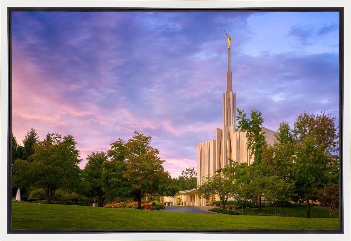 Seattle Evening Panorama Gallery Wrap