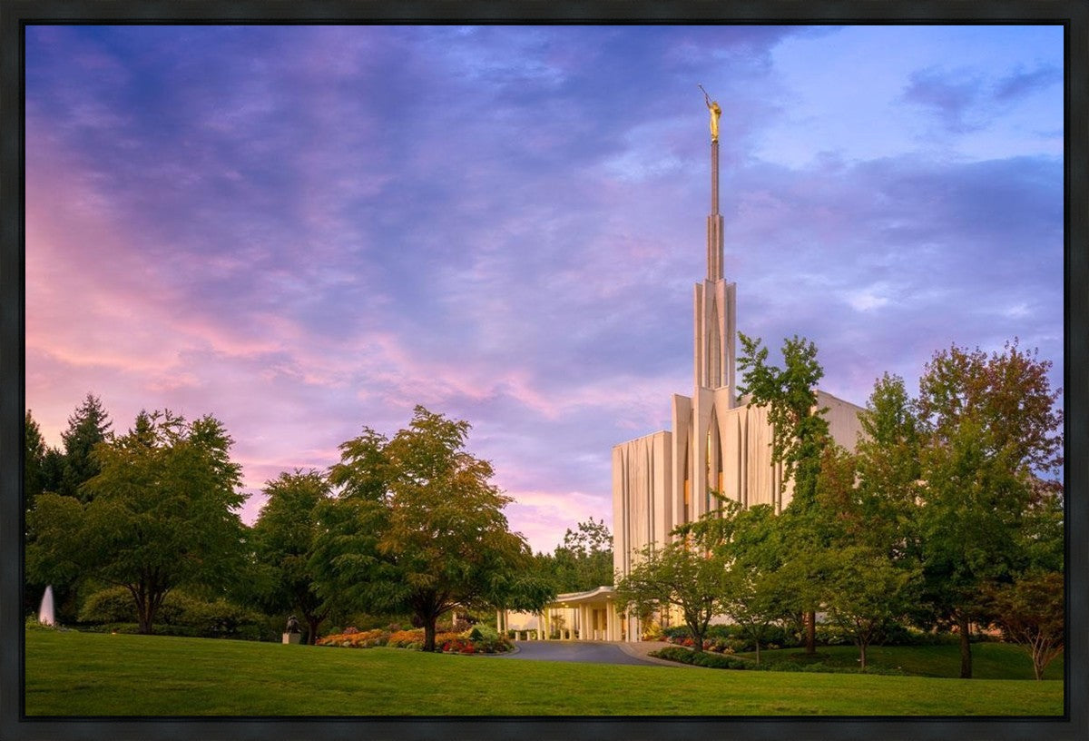 Seattle Evening Panorama Gallery Wrap