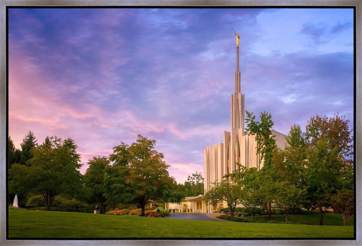 Seattle Evening Panorama Gallery Wrap