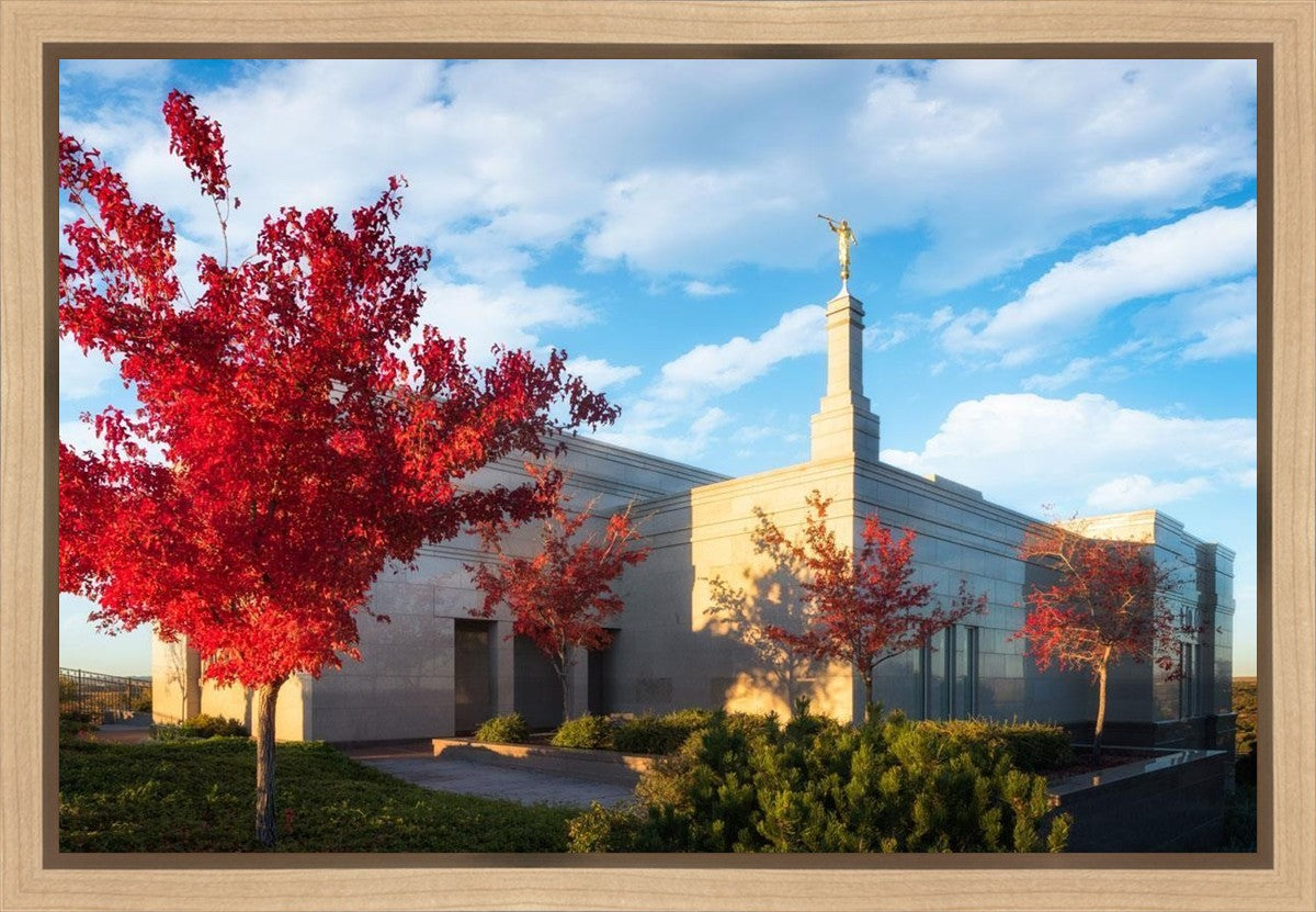 Snowflake Vivid Autumn Gallery Wrap