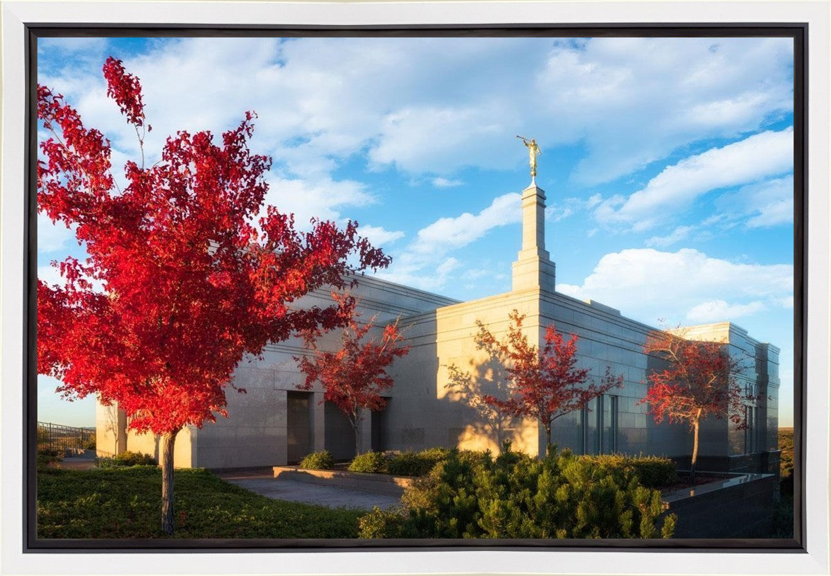 Snowflake Vivid Autumn Gallery Wrap