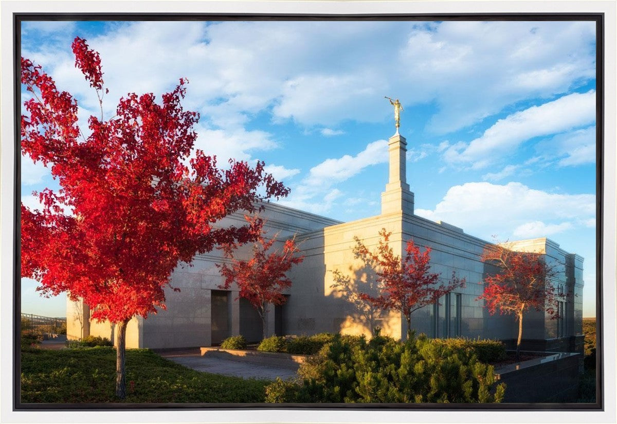 Snowflake Vivid Autumn Gallery Wrap