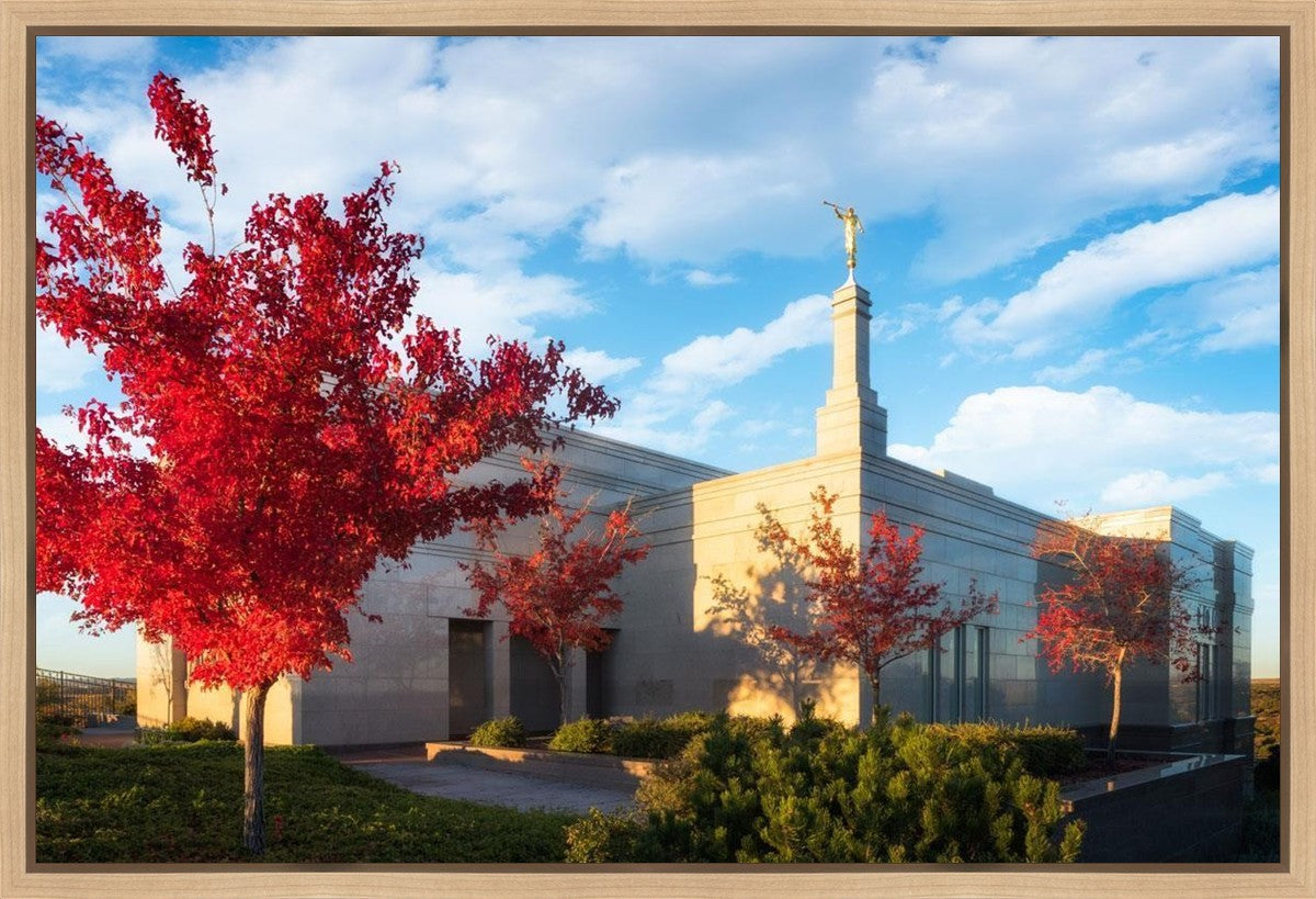 Snowflake Vivid Autumn Gallery Wrap