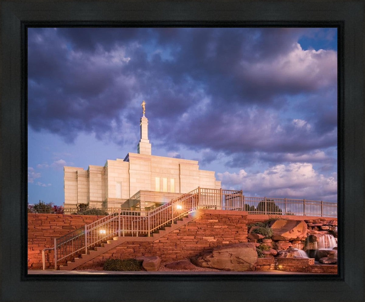 Snowflake Stairway to Heaven Gallery Wrap