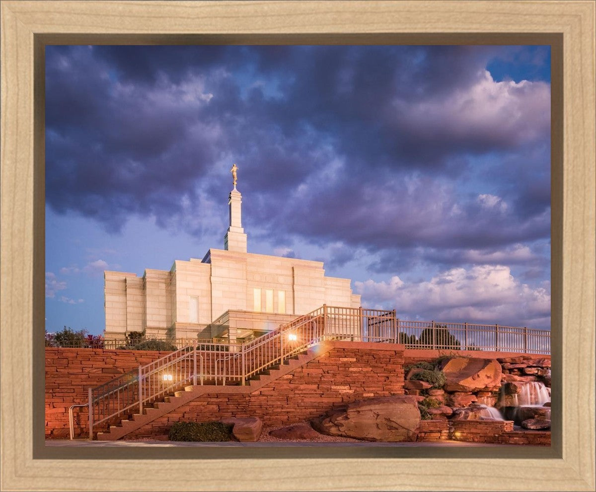 Snowflake Stairway to Heaven Gallery Wrap