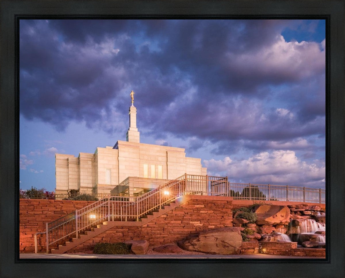 Snowflake Stairway to Heaven Gallery Wrap
