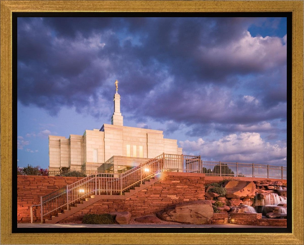 Snowflake Stairway to Heaven Gallery Wrap