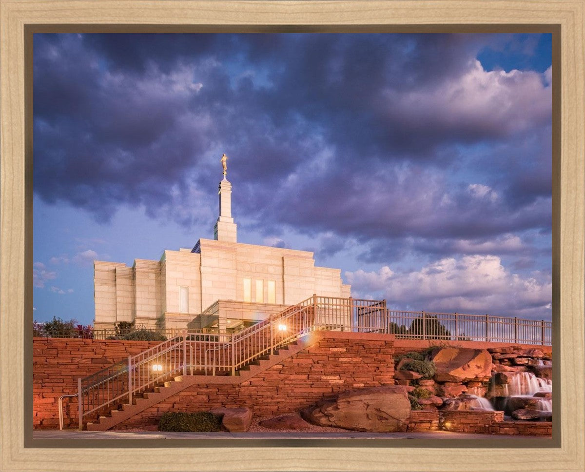 Snowflake Stairway to Heaven Gallery Wrap