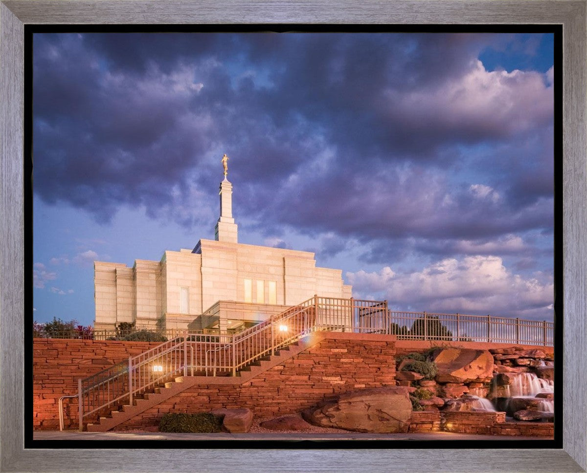Snowflake Stairway to Heaven Gallery Wrap