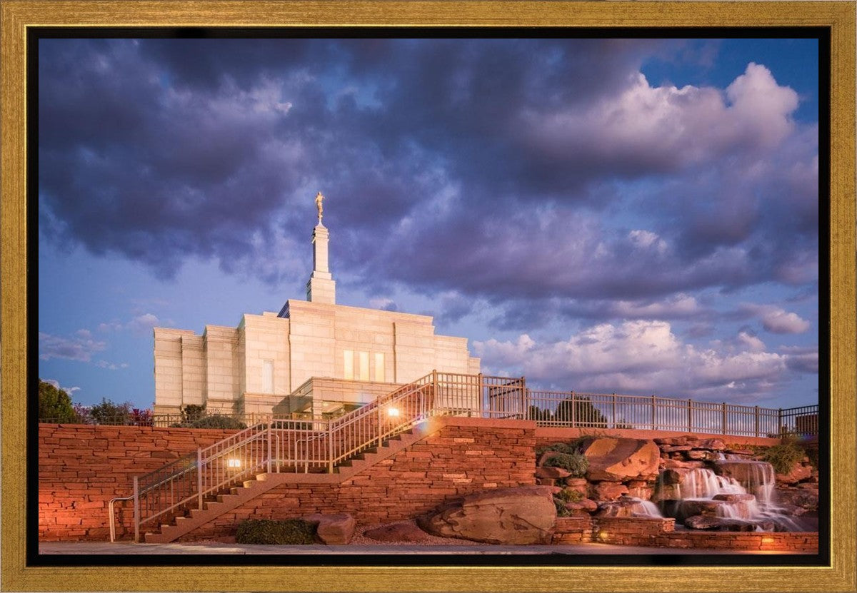 Snowflake Stairway to Heaven Gallery Wrap