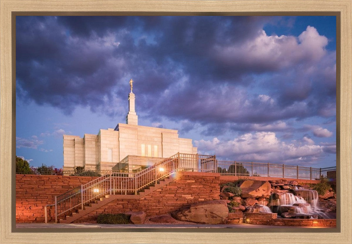Snowflake Stairway to Heaven Gallery Wrap