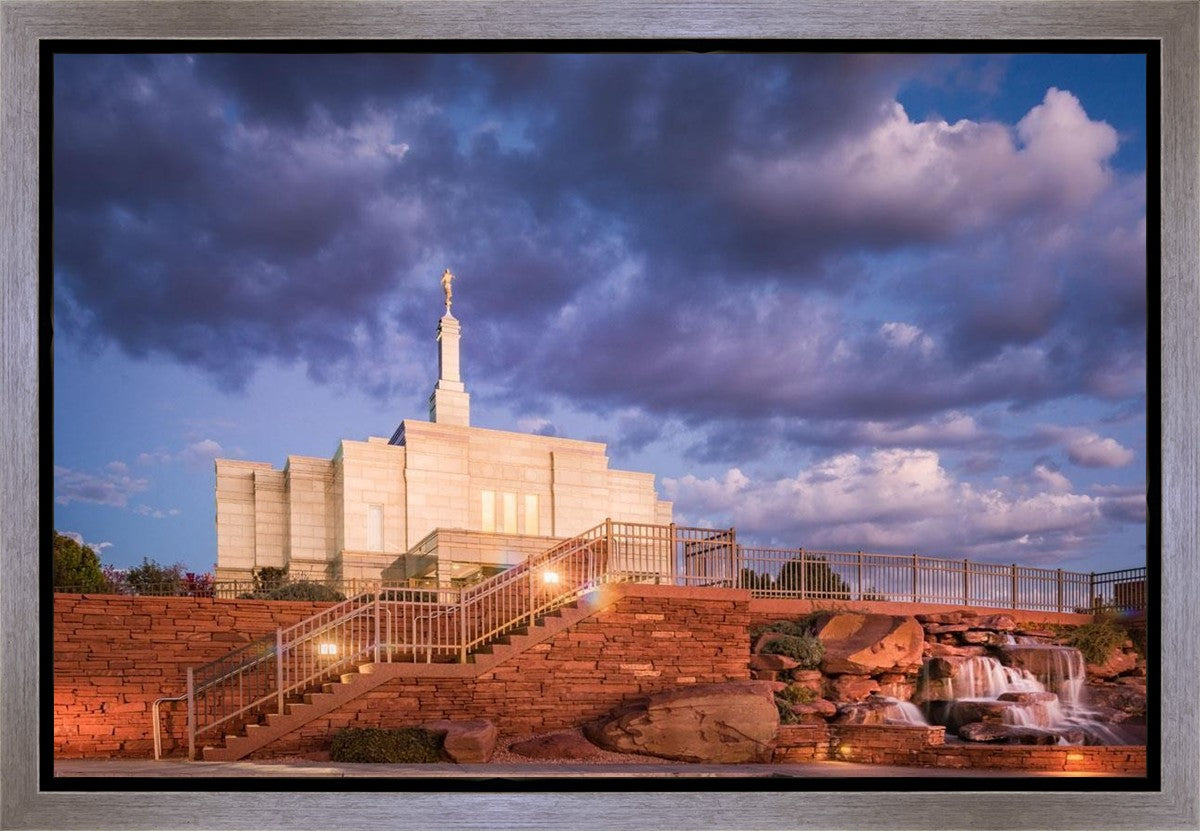 Snowflake Stairway to Heaven Gallery Wrap