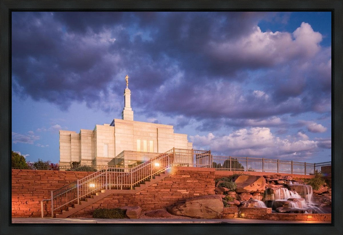 Snowflake Stairway to Heaven Gallery Wrap