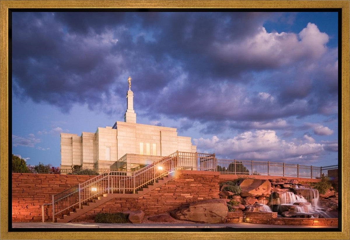 Snowflake Stairway to Heaven Gallery Wrap