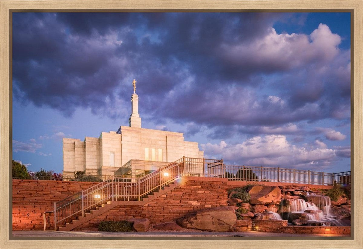 Snowflake Stairway to Heaven Gallery Wrap