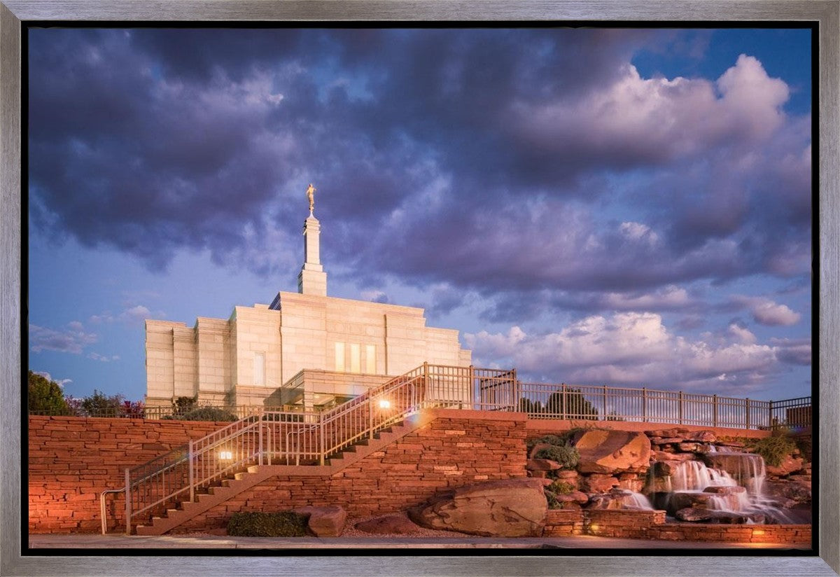 Snowflake Stairway to Heaven Gallery Wrap