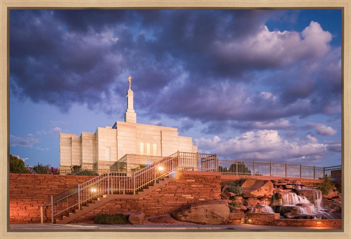 Snowflake Stairway to Heaven Gallery Wrap