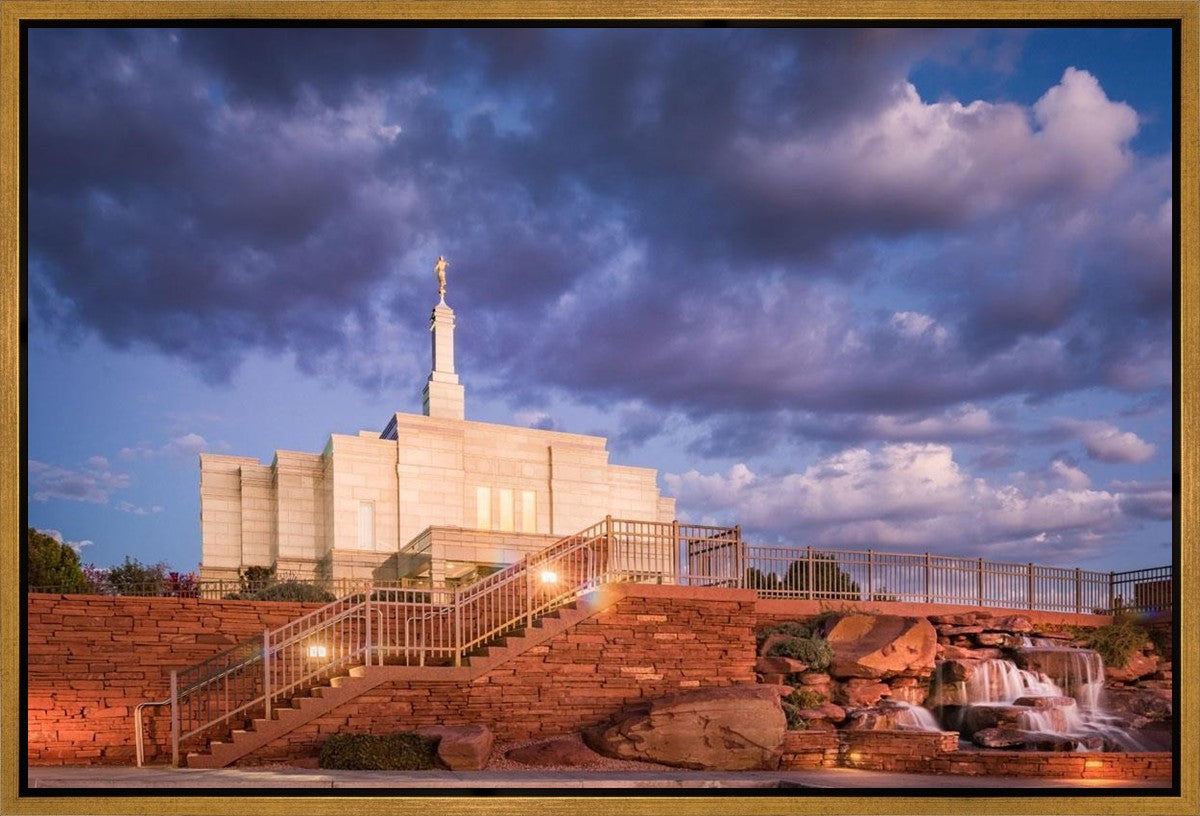 Snowflake Stairway to Heaven Gallery Wrap