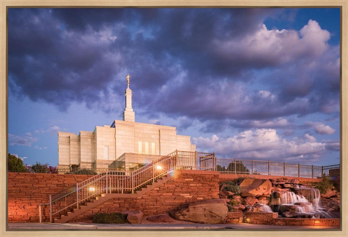 Snowflake Stairway to Heaven Gallery Wrap